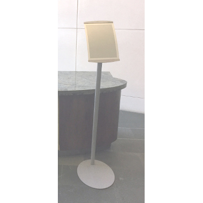 Conference/Hotel/Restaurant Display Stand - Silver Finish